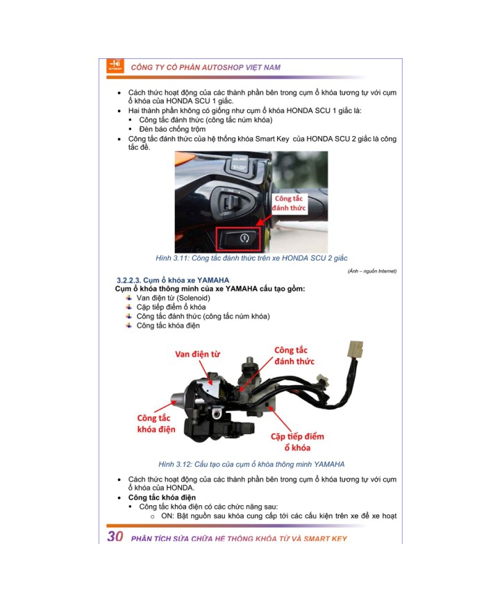 Tài liệu sửa chữa - Hệ thống smart key Tài liệu sửa chữa - Hệ thống smart key