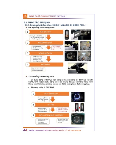 Repair document - smart key system for motorcycles