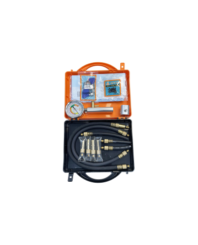 Fuel pump and combustion chamber pressure gauge