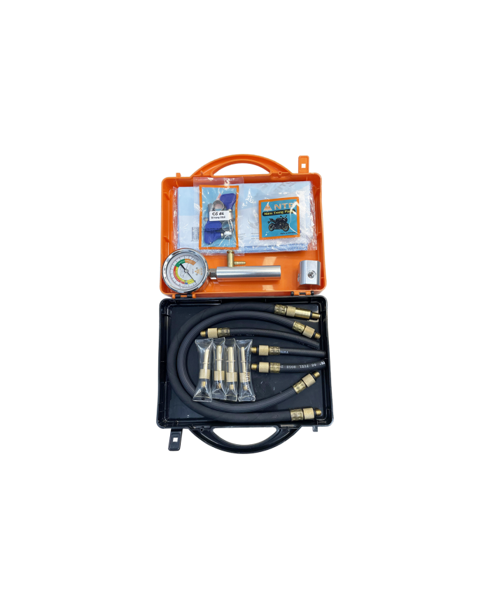 Fuel pump and combustion chamber pressure gauge