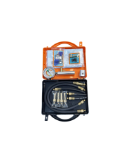 Fuel pump and combustion chamber pressure gauge