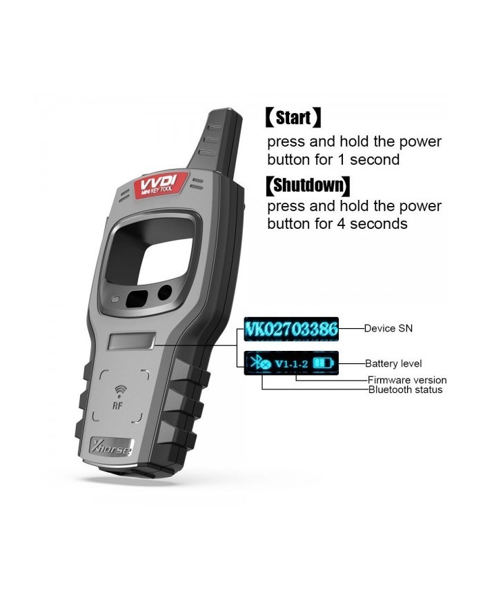 VVDI MINI TOOL - Renew và tạo chìa khóa smartkey