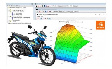 Suzuki Raider Remap 3 bước tự mở tua canh chỉnh xăng lửa bằng xdf trên TunerPro Suzuki Raider Remap 3 bước tự mở tua canh chỉnh xăng lửa bằng xdf trên TunerPro